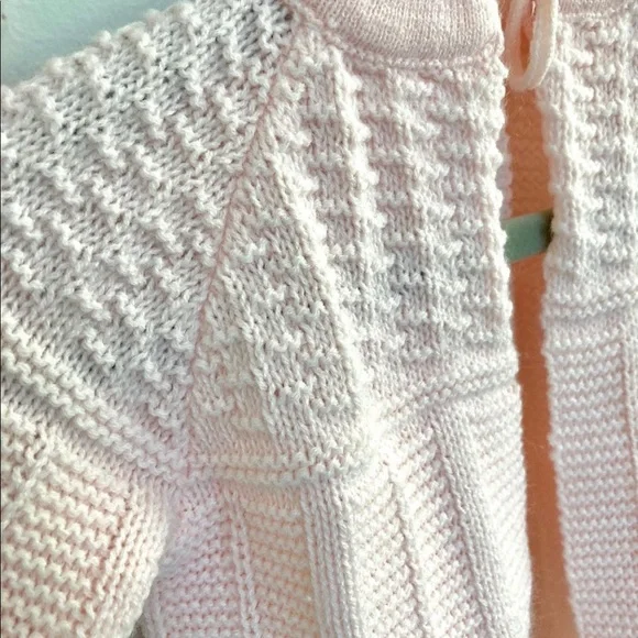 Handmade Knit Baby Set - Picture 2 of 3